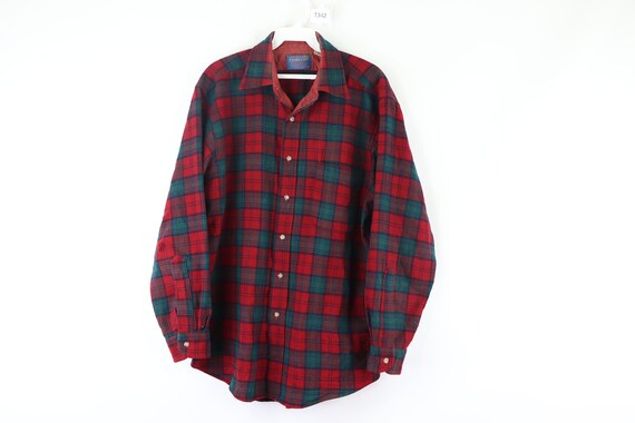 60s Pendleton Rockabilly Lindsay Tartan Plaid Shir