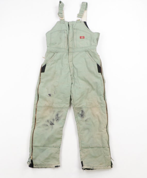 90s Dickies Spell Out Insulated Acid Wash Heavily
