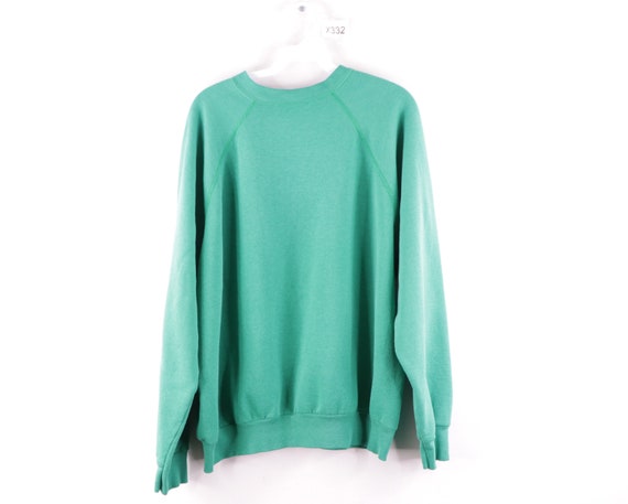 90s Streetwear Blank Boxy Fit Crewneck Sweatshirt
