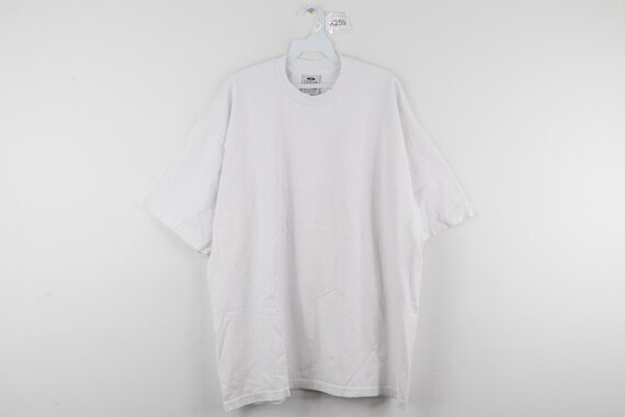 90s Streetwear Blank Short Sleeve Boxy Fit T Shirt