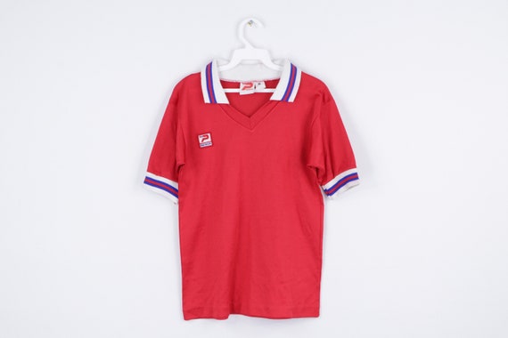 NOS 70s Patrick Spell Out Short Sleeve Collared So