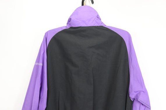 90 s nouvelle Powderline demi violet Zip Pullover coupe-vent veste violet demi moyen pour homme, veste coupe-vent Vintage, des années 90 veste, veste légère f62960 90 s nouvelle Powderline demi violet Zip Pullover coupe-vent veste violet demi moyen pour homme, veste coupe-vent Vintage, des années 90 veste, veste légère f62960