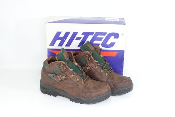 90s New Hi Tec Mens 10 Aspen Leather Outdoor Trail