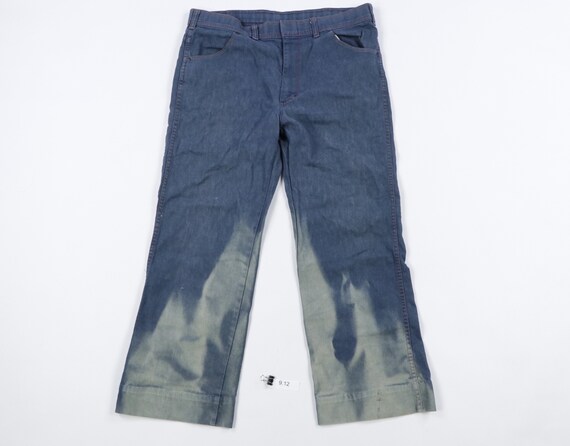 80s Sears Sportabouts Sun Faded Flames Denim Jeans