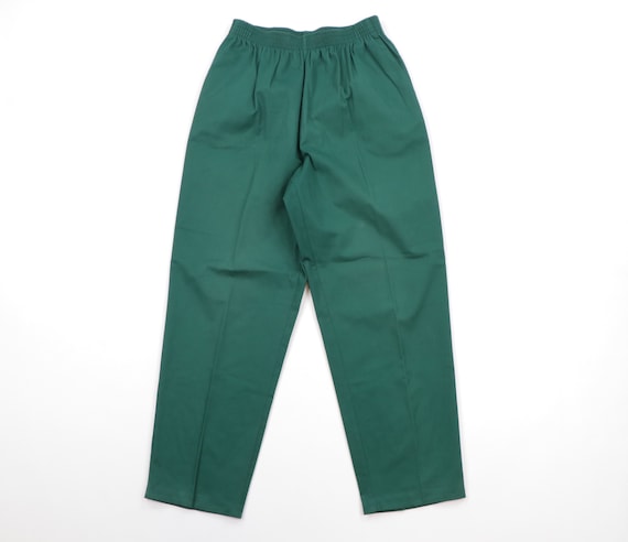 90s Streetwear Blank Elastic Waist Chino Pants Gre