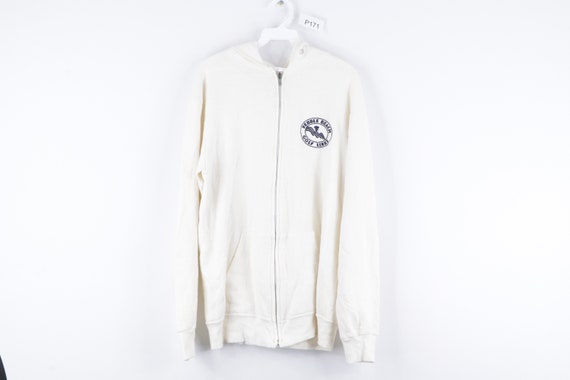 80s Champion Pebble Beach Golf Course Full Zip Hoo