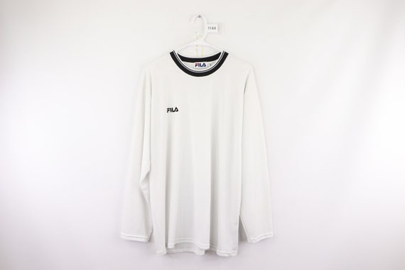 90s Fila Bjorn Borg Spell Out Long Sleeve Shirt Te