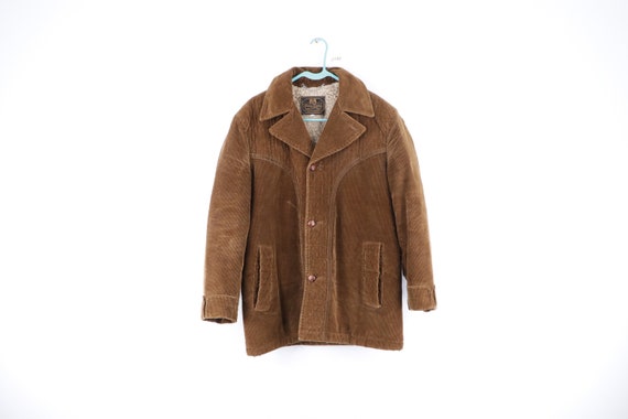 70s Barry Dolan Streetwear Corduroy Sherpa Lined Q