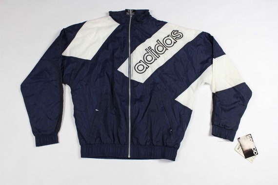 80er Jahre neue Adidas Full Zip Spell Out Trefoil Run DMC Track Jacke weiß Herren klein, Vintage Adidas Spell Out Jacke, Vintage Run DMC Jacke 80er Jahre neue Adidas Full Zip Spell Out Trefoil Run DMC Track Jacke weiß Herren klein, Vintage Adidas Spell Out Jacke, Vintage Run DMC Jacke