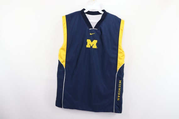 90s Nike Michigan Wolverines Fab 5 Nike Michigan Wolverines Mens Navy Blue