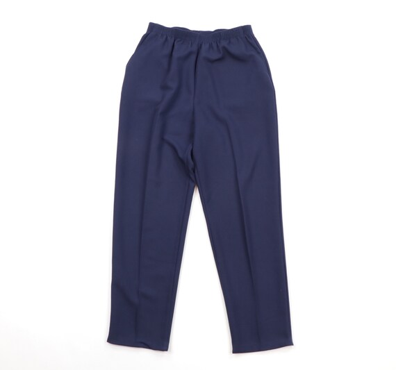 90s Streetwear Blank Elastic Waist Chino Casual Pa