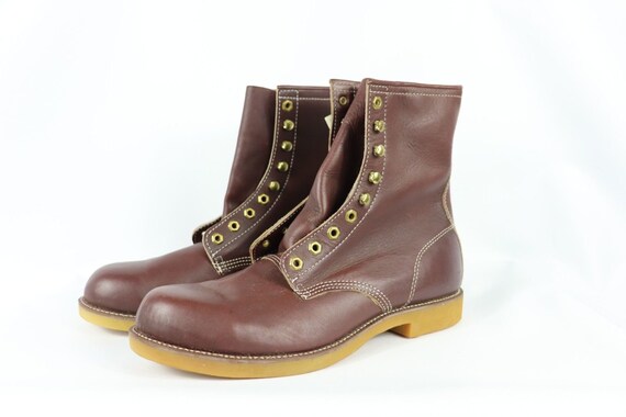 lace up logger boots