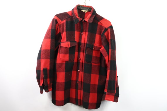 50s Woolrich Buffalo Plaid Full Button Shirt Jacke