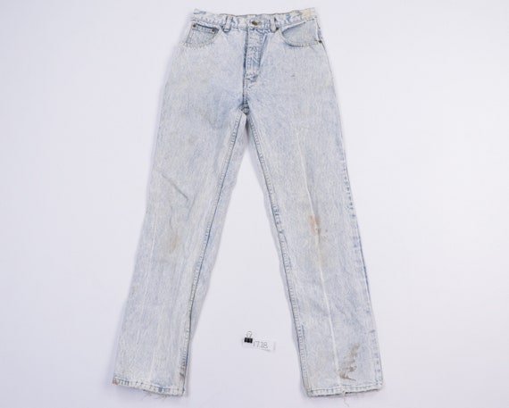 80s Boss Streetwear Distressed Straight Leg Acid W