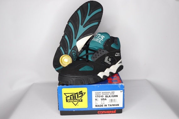 90s New Converse Cons React Court Marshal Mid Bask
