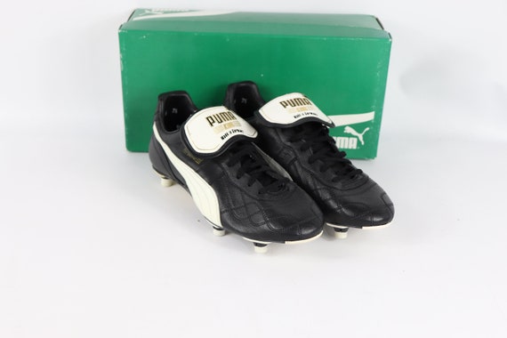 puma leather soccer shoes