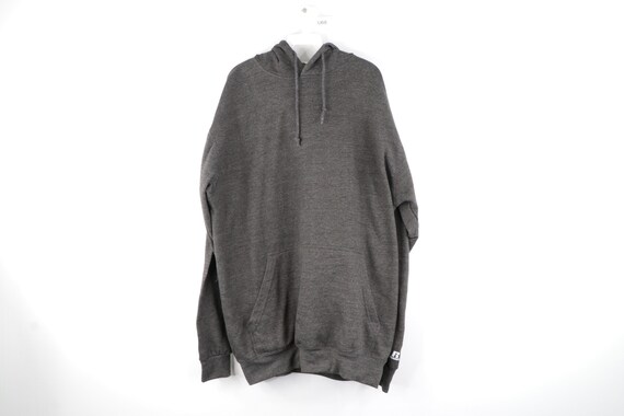 90s Russell Athletic Blank Hoodie Sweatshirt Dark