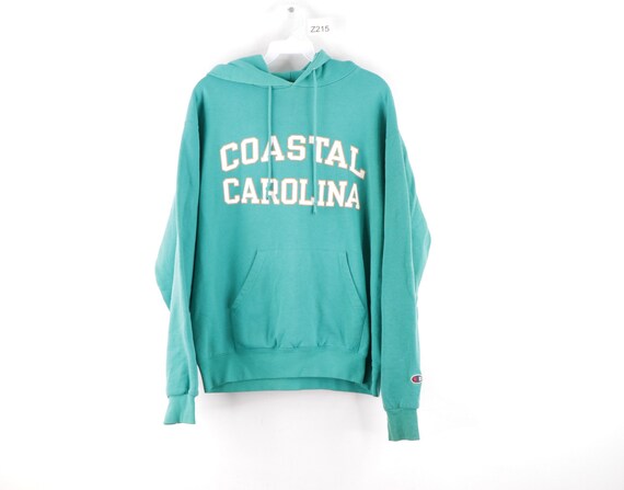 90s Champion Coastal Carolina Spell Out Faded Hood