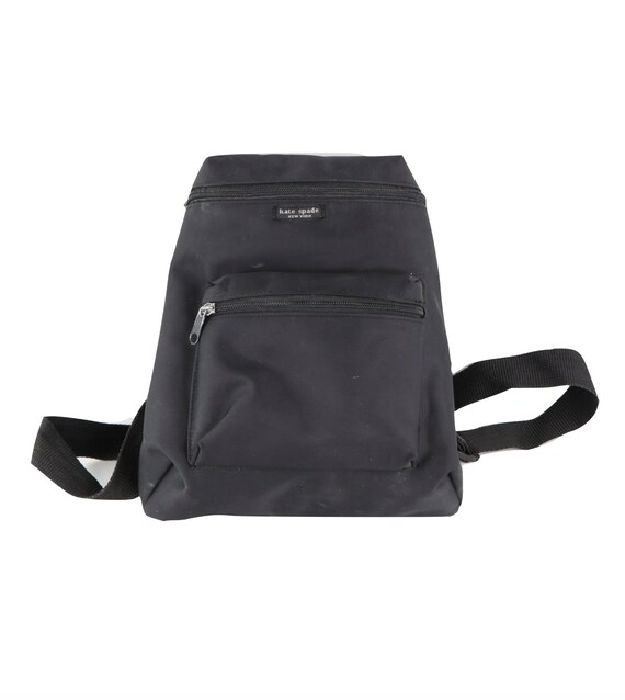 90s Kate Spade New York Spell Out Nylon Mini Backp