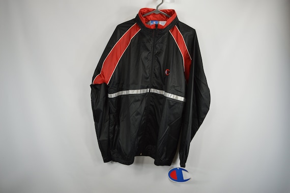 Vintage Champion New Mens Large Full Zip Windbreak