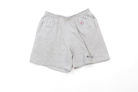 80s Champion 5" Stitched Spell Out Dad Shorts Heat
