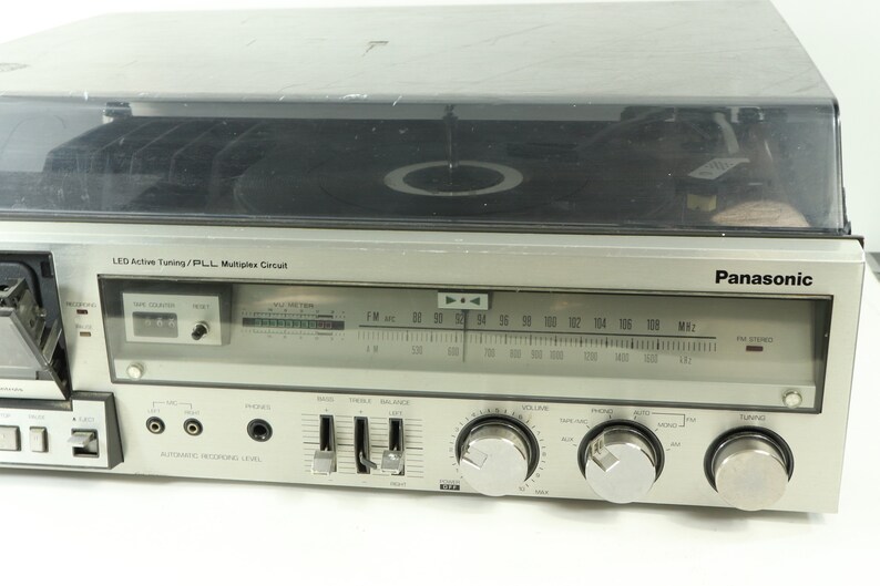Vintage Panasonic SE2510 Record Player AM/FM Radio Cassette Etsy