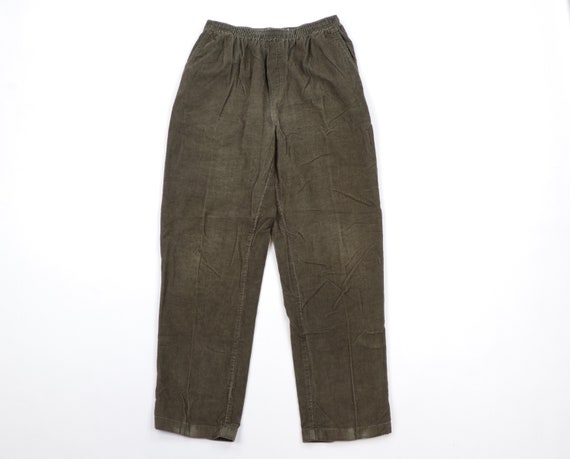 90s Streetwear Distressed Corduroy Tapered Leg Pan