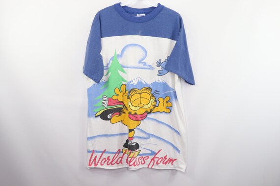70s Garfield Ice Skating 1978 All Over Print Short