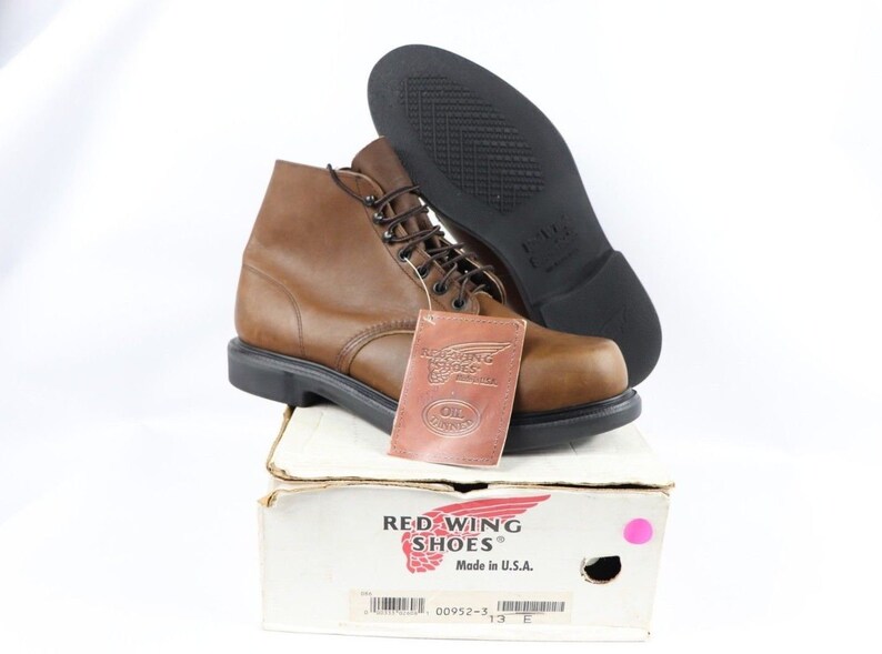 red wing oil tanned leather