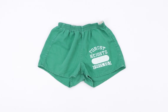 60s Champion Products Distressed Cotton Gym Shorts