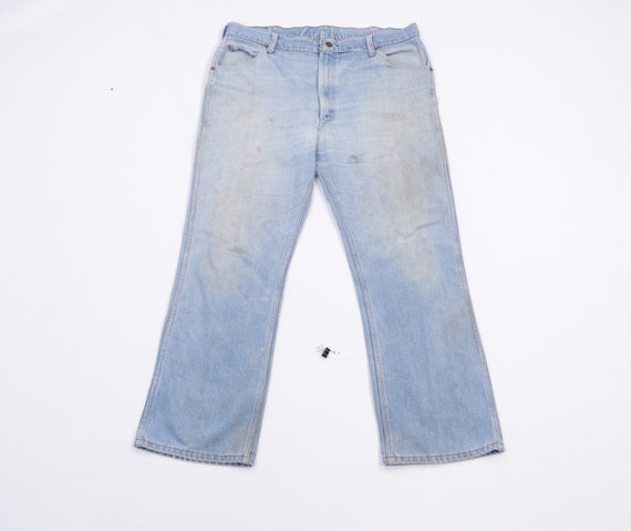 80s Sears Roebucks Distressed Stained Bootcut Deni