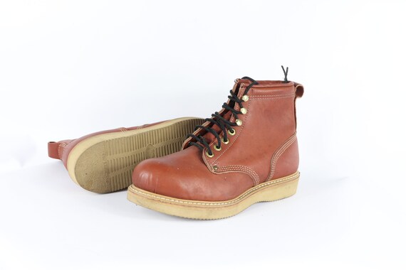 carolina wedge sole steel toe boots