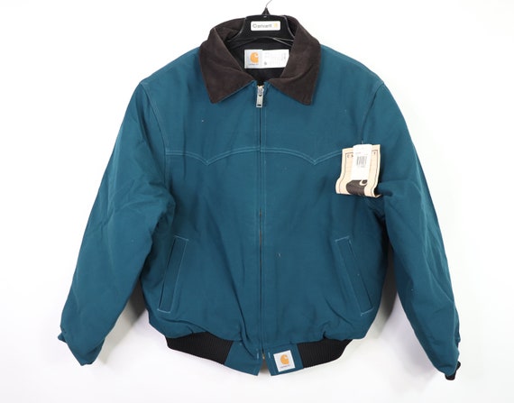 New Carhartt Mens XL Quilt Lined Outdoor Denim Wor