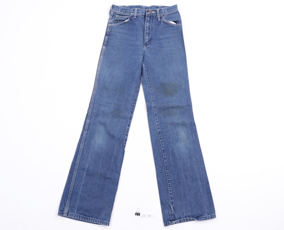 70s Wrangler Distressed Faded Bootcut Western Jean