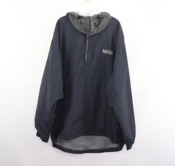 90s Nautica Competition Spell Out Hooded Anorak Ja