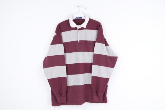 90s Ralph Lauren Color Block Striped Long Sleeve R