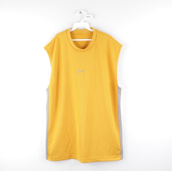 90s Nike Travis Scott Center Swoosh Sleeveless Tan