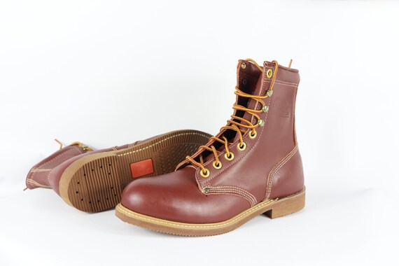 tall steel toe work boots