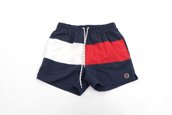 NOS 90s Tommy Hilfiger Mens Medium Big Flag Logo L