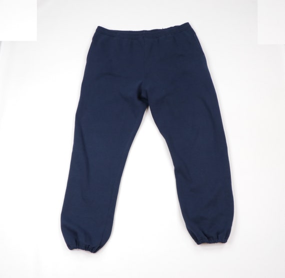 90s Russell Athletic Blank Sweatpants Joggers Navy
