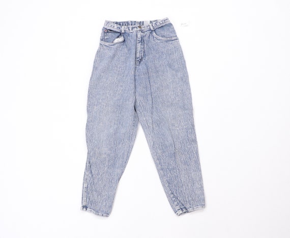 80s Streetwear Distressed Acid Wash High Waisted M
