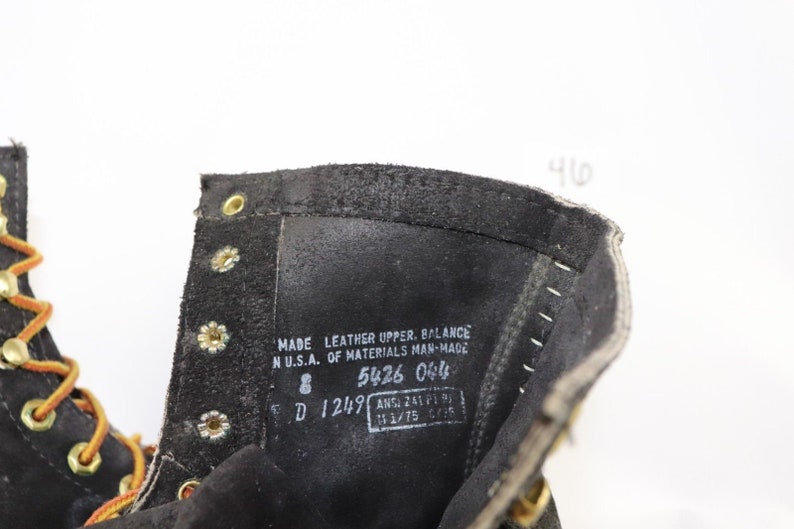 Vintage Georgia Boots 90s New Georgia Boot Tall Hipster Suede Leather Lace Up Logger Boots Tan Mens Size 8 D Black Suede Logger Boots USA