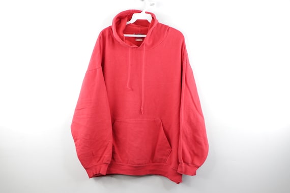 90s Streetwear Distressed Faded Blank Hoodie Sweat