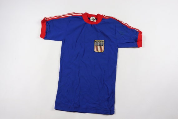 90s Youth XL Short Sleeve Team USA World Cup Socce