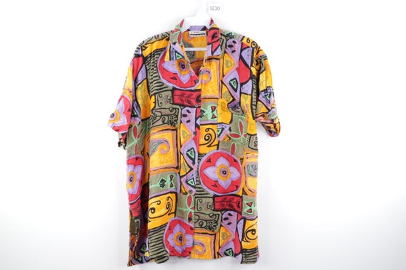 90s Streetwear Fresh Prince Abstract Floral Print