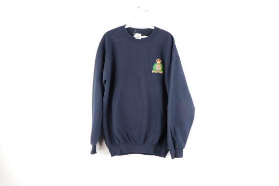 90s Royal Canadian Mounted Police Stitched Crewnec