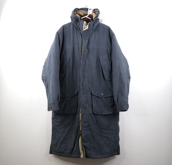 90s L.L. Bean Wool Lined Hooded Puffer Full Length