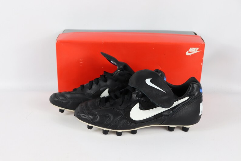 90s New Nike Tiempo Premier M Leather Soccer Shoes Cleats | Etsy