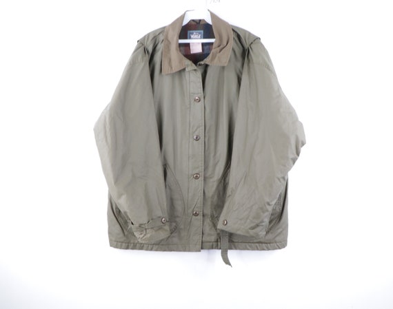 80s Woolrich Outdoor Wool Lined Chore Barn Jacket