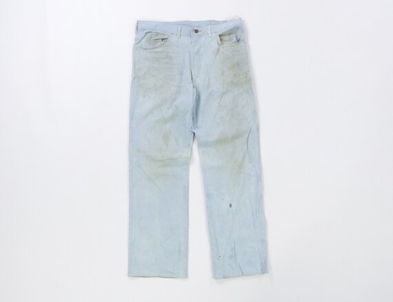 70s Lee MR Distressed Faded Bootcut Denim Jeans US